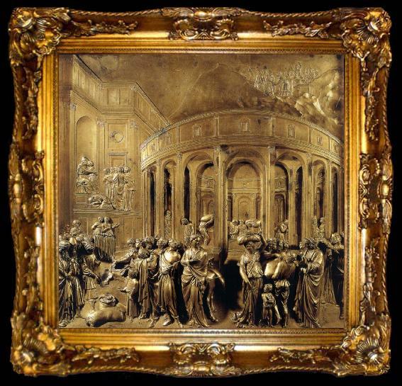 framed  Lorenzo Ghiberti Josef and its brothers, ta009-2